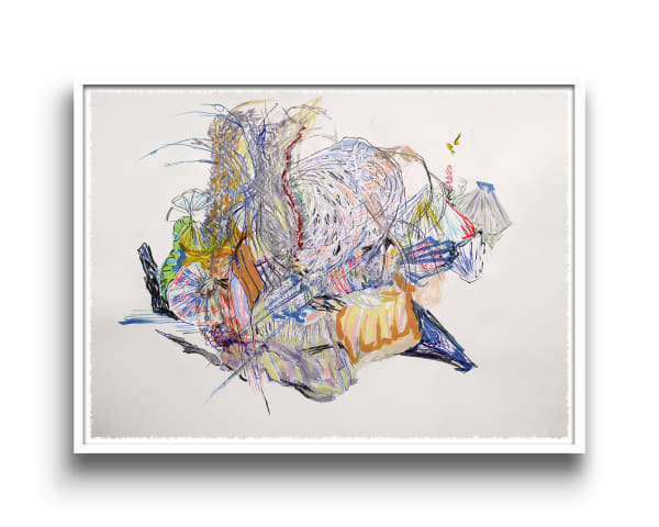 Erin Treacy Island Centerpiece 18, 2020 Continuous tone photographic print on Arches paper 21 x 27 in. framed (53.3 x 68.6 cm. framed)