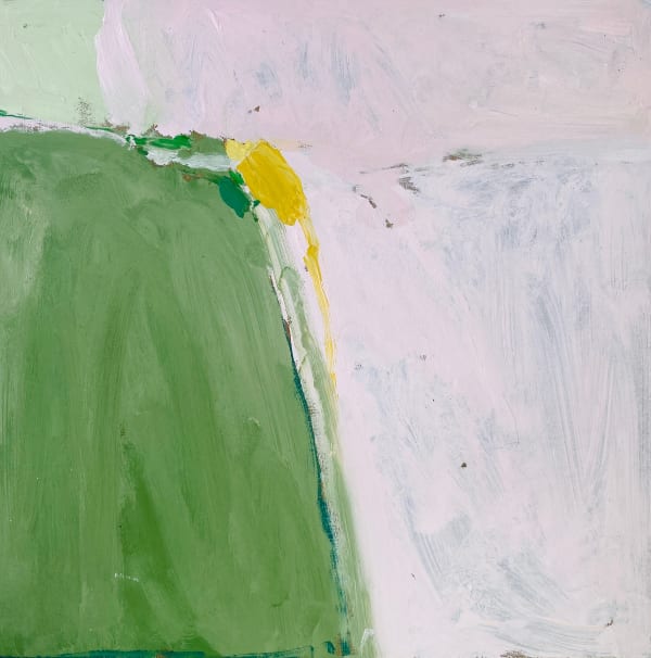 Hint of Yellow on the Island, 2025 Oil on board