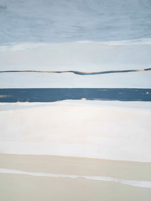 Dark Sky over Porthmeor, 2025 Acrylic on canvas