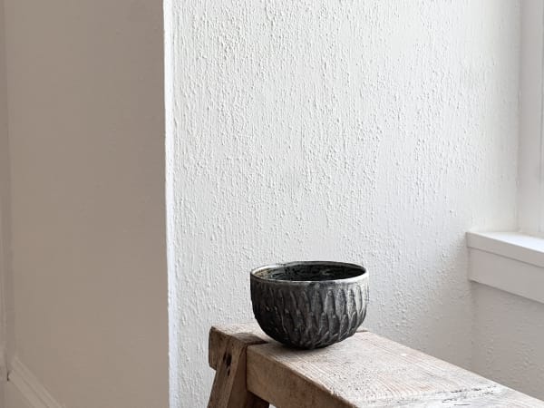 Akiko Hirai, Dry Kohiki Cereal Bowl Dark Grey, 2024