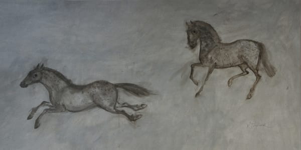 Rebecca Polyblank, Spotted Horses, 2021
