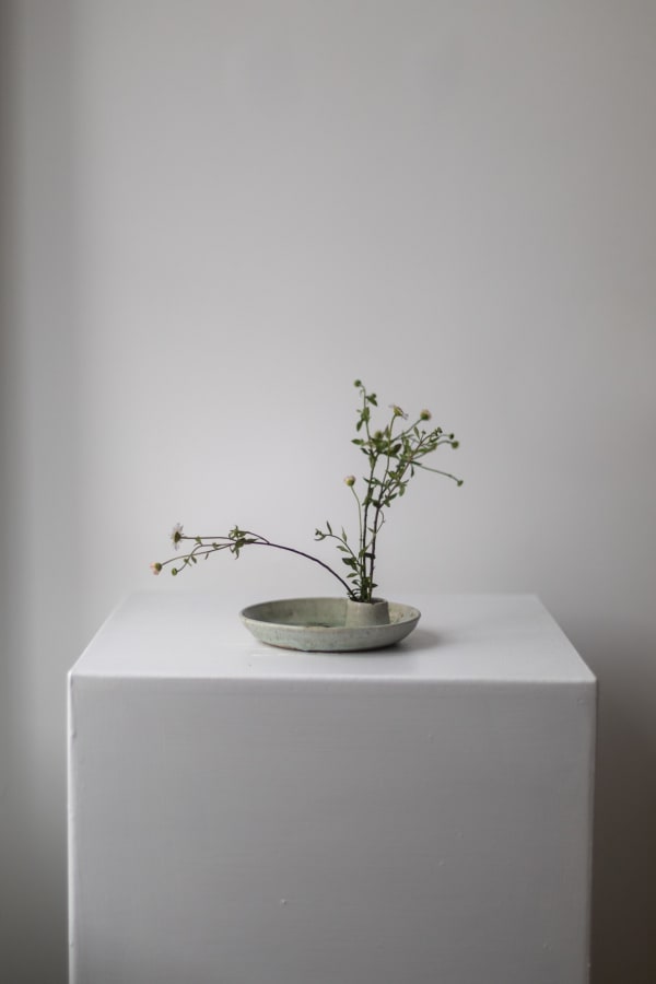 Chloé Rosetta Bell, Wild Flower and Candle Vessel with Steel Lid III