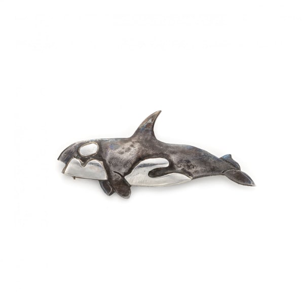 Cornelius Jakob Van Dop, Brooch - Killer Whale, 2024
