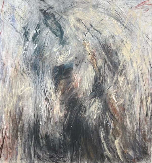 Head of Lily, 2025 Mixed media on paper