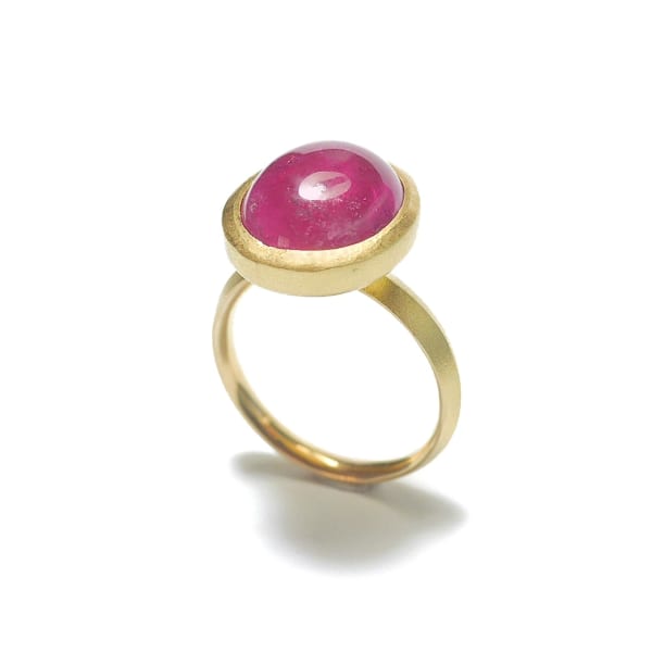 Sam Photic, 18ct Yellow Gold and Pink Tourmaline Ring, 2023