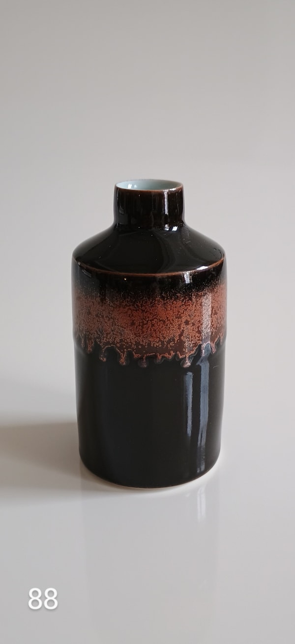Tenmoku & Red Bottle (88), 2025 Porcelain