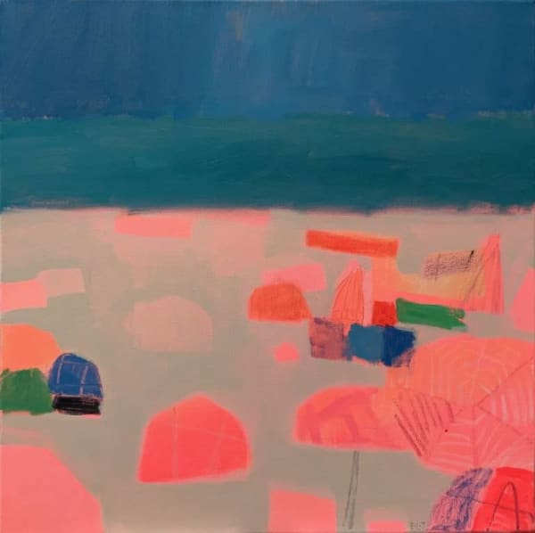 Hot Beach Day, 2025 Acrylic on canvas