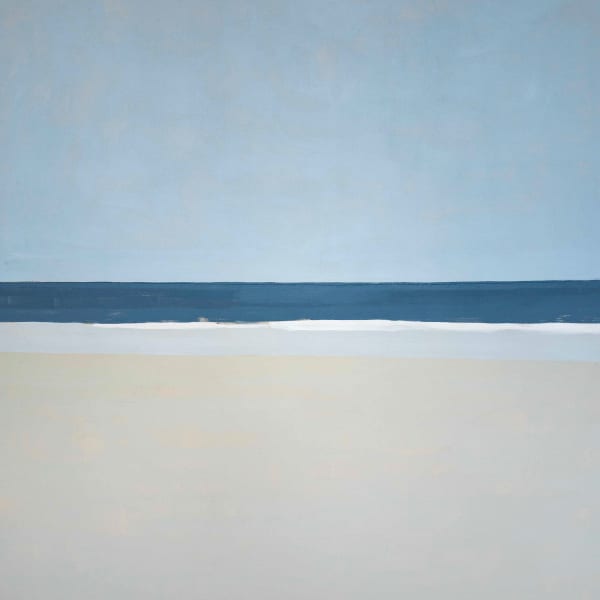 Spring Tide, Porthmeor, 2025 Acrylic on hand sewn canvas