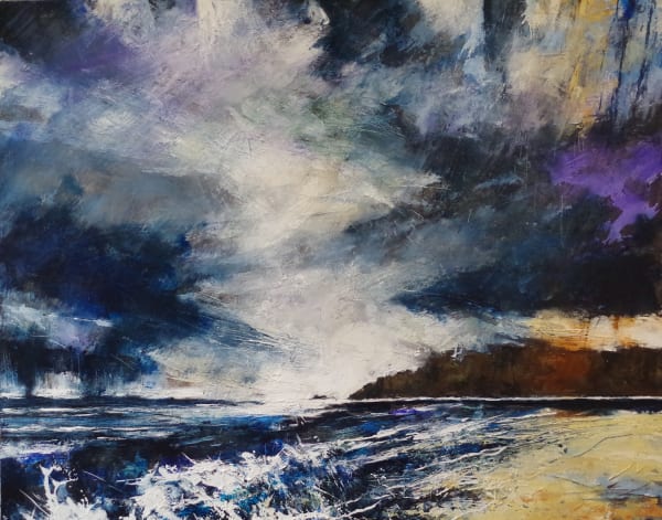 Neil Davies, Chilly Beach Walk on a Winter's Day, 2025