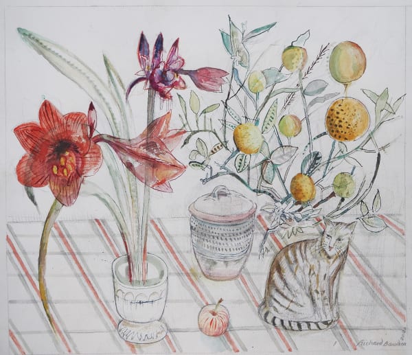 Richard Bawden, Lemon Tree and Amaryllis