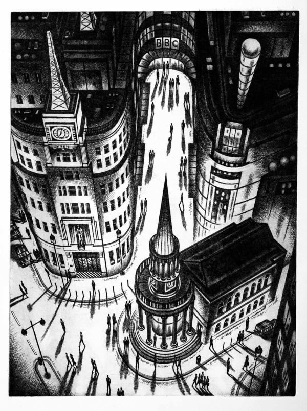 John Duffin, W1A - BBC and All Souls Church, Langham Place