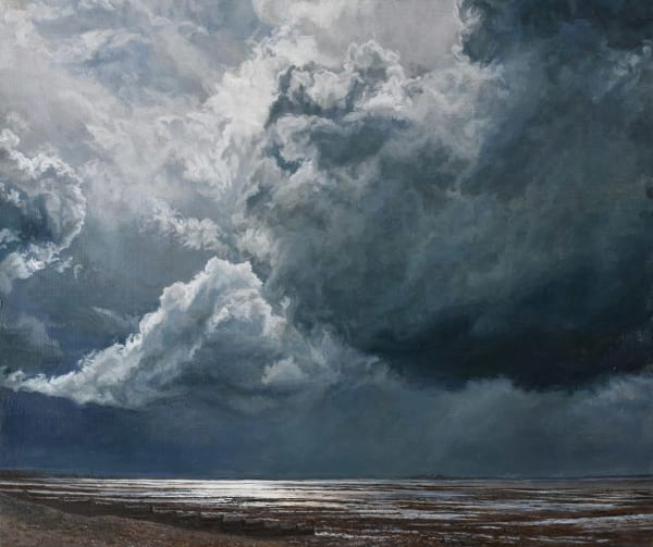 Sarah Spencer, Night Seascape, Whitstable