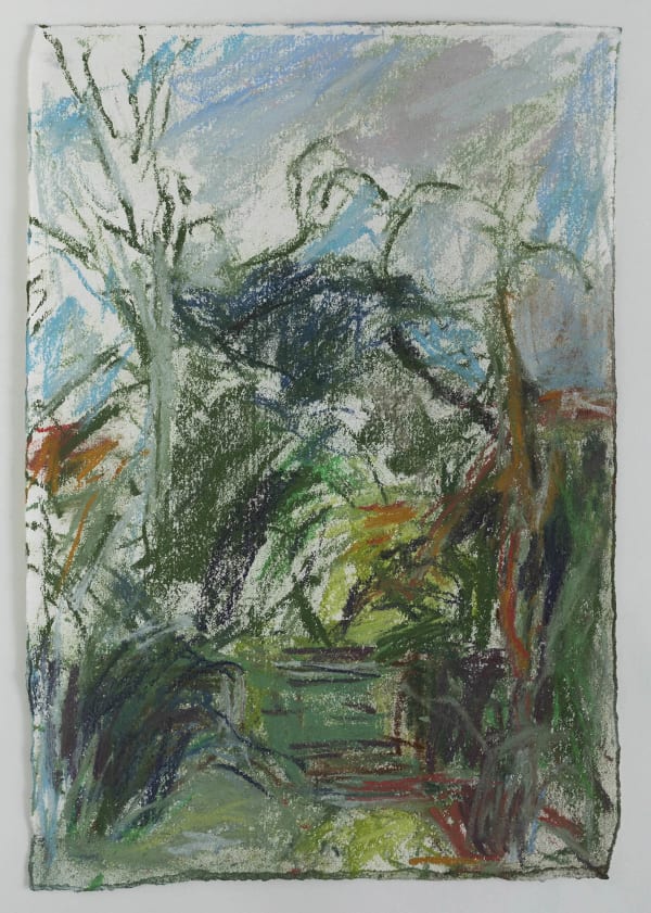 Julie Held, The Garden - Blue Sky, Cold Day