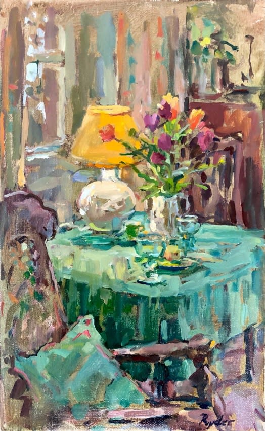 Susan Ryder, The Green Tablecloth