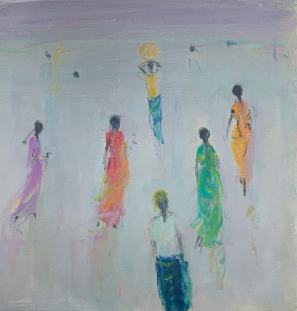 Ann Shrager, Parading in Saris