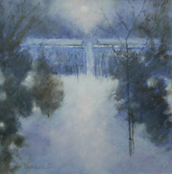 Judith Gardner, Garden - March Snowfall