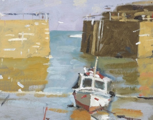 Ken Howard, Mousehole Harbour, Low Water