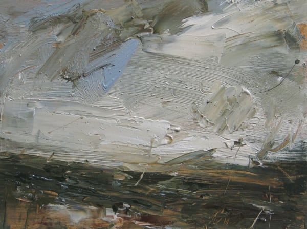 Louise Balaam, Moorland, Dark Green and Pale Cloud