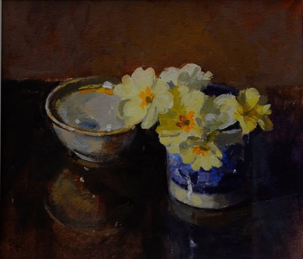 Pamela Kay, Primroses and a Bowl