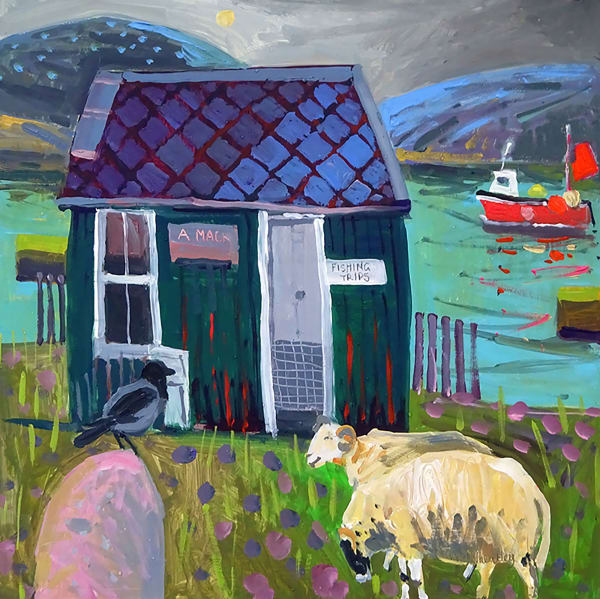 Jenny Wheatley, The Fishing Hut and the Mussel Beds