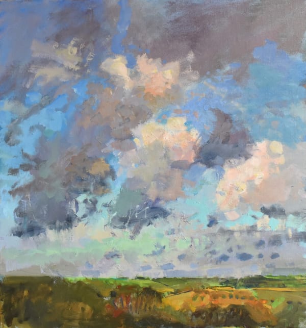 Richard Pikesley, Above Abbotsbury, Evening Sky