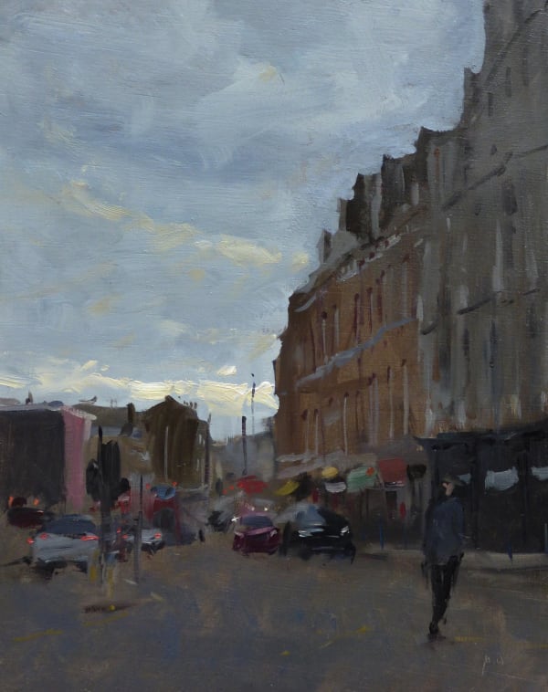 Max White, Grey Evening from Putney Bridge