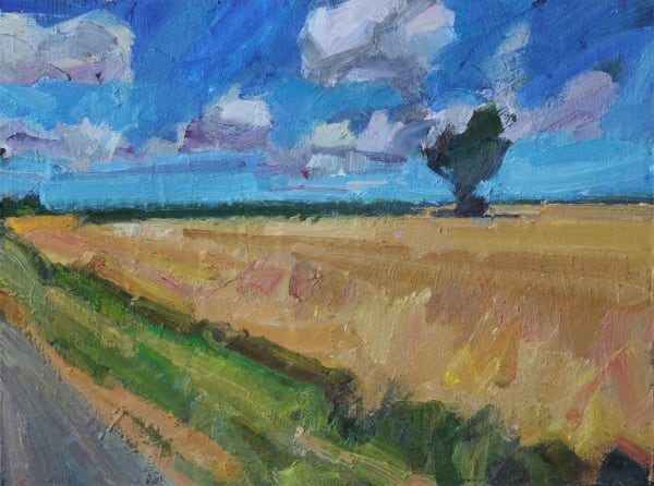 Andrew James, Solitary Tree, Romney Marsh