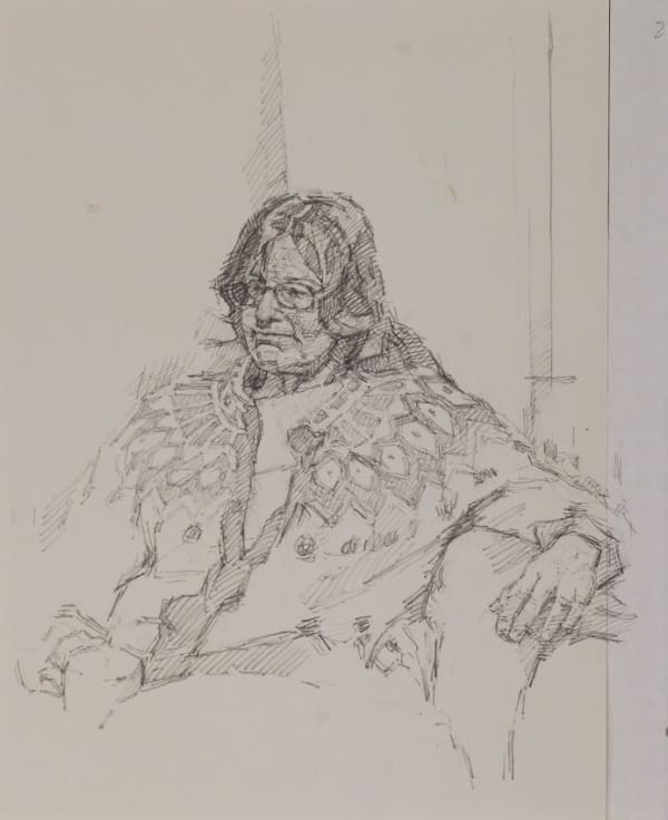 Paul Handley, Study for a Portrait of Sandre