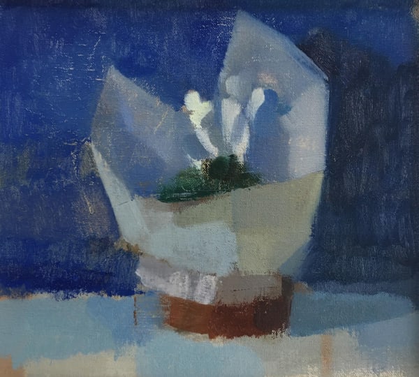 Agata Smolska, White Cyclamen