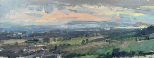 Sarah Manolescue, View from Trundle Hill, Late September