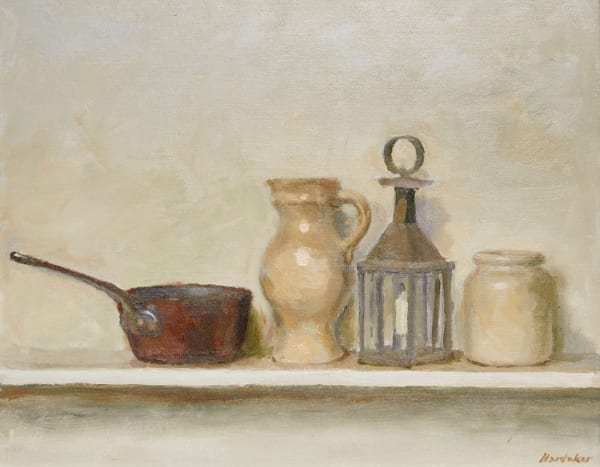 Charles Hardaker, Still Life with Lantern