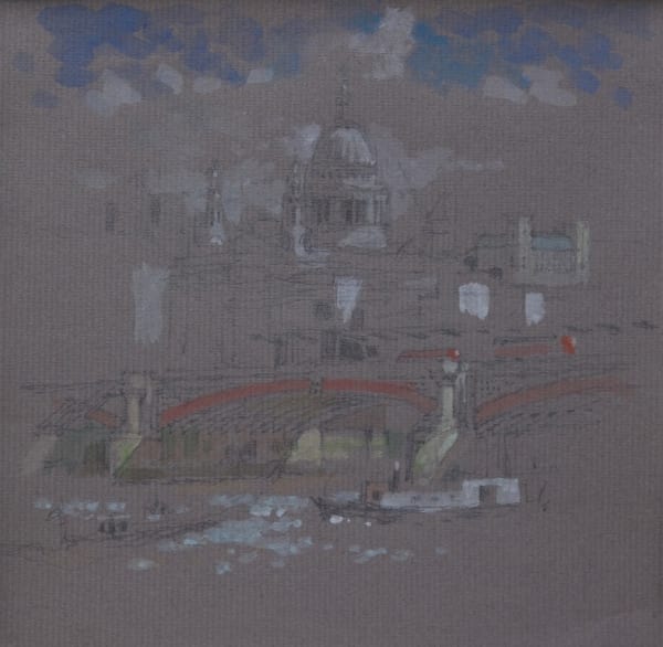 Charlotte Halliday, St Paul’s from Stamford Wharf