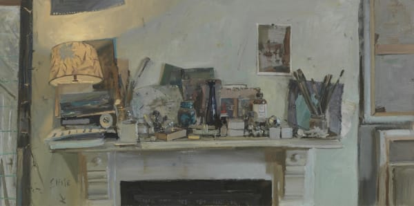 Peter Brown, Studio Mantel, February 2021