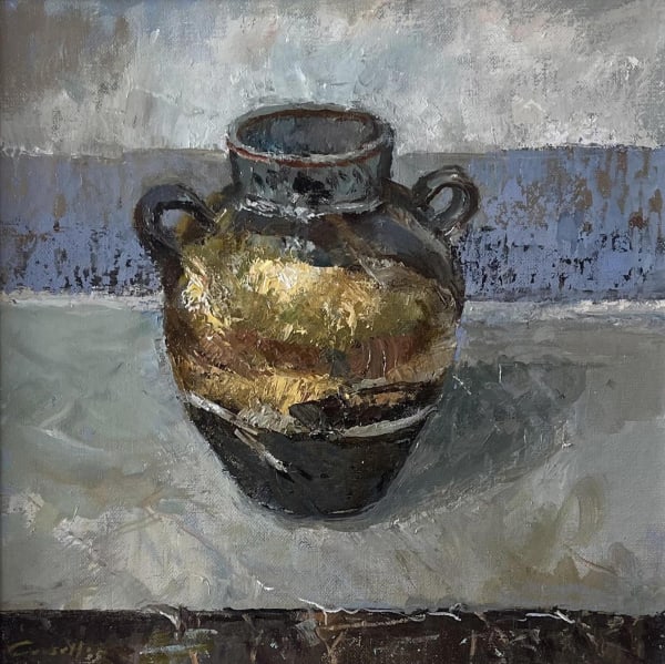 Jane Corsellis, Pot with Golden Glaze