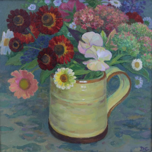 Diana Calvert, Somerset Mug with August Flowers