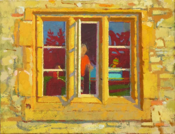 Alex Cree, Self-Portrait with Phoenix and a Frog