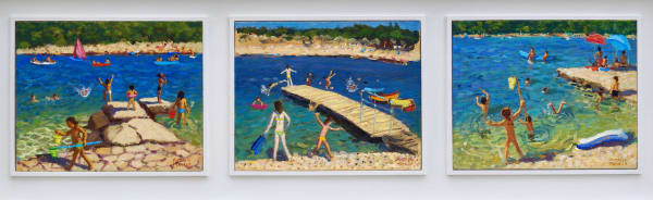 Andrew Macara, Croatian Summer, Triptych