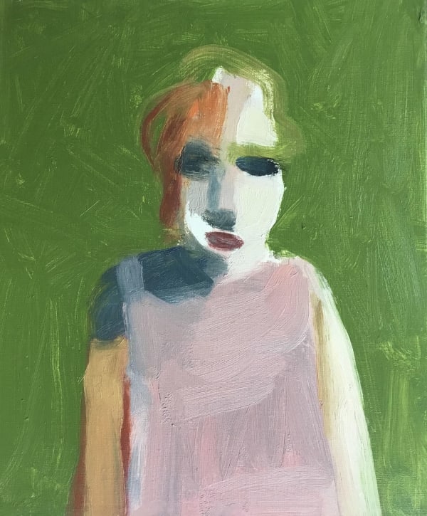 Arthur Neal, Study for Katie, Pink Dress