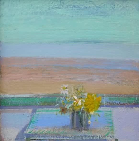 Paul Curtis, Spring Flowers, Porthmeor Beach St Ives
