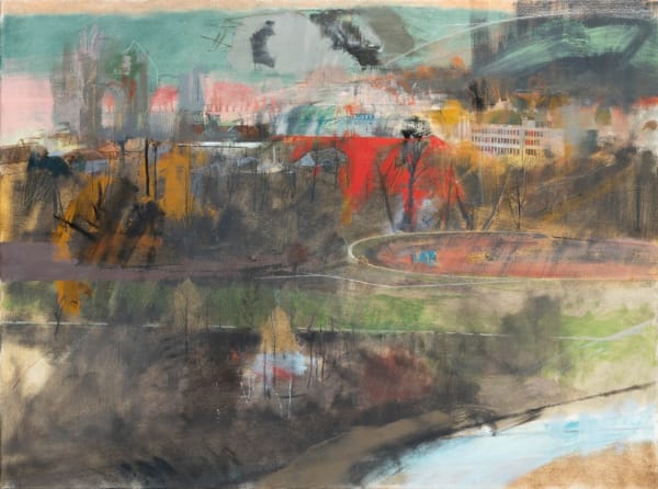 Paul Newland, River, Town, Hills