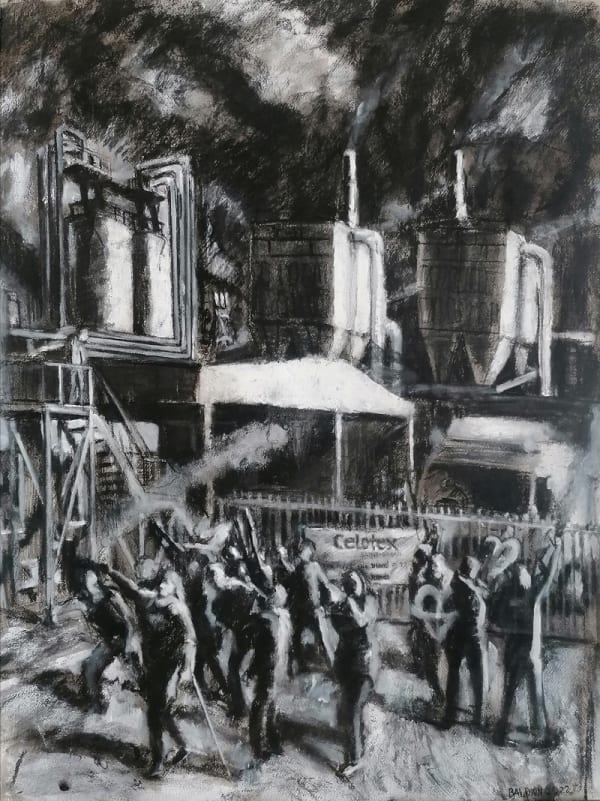 Nicholas Baldion, Celotex Factory Picketed by Grenfell Campaigners