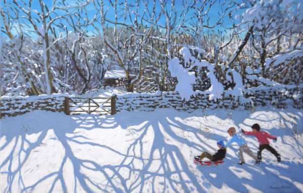 Andrew Macara, Sledging, Gambols Lane, High Peak, Derbyshire