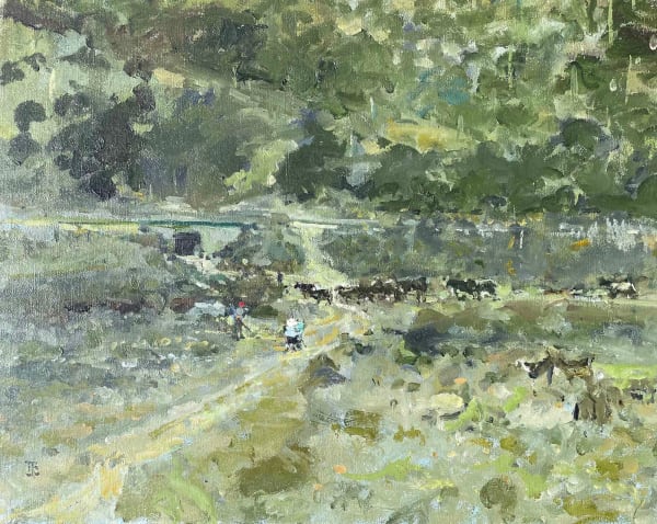 Tom Coates, Mary Painting in the Hills Basilicata