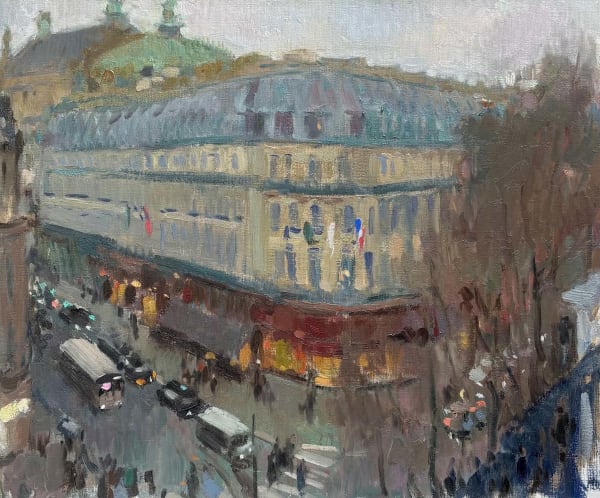 Julia Hawkins, Boulevard des Capucines, towards the Place de l'Opéra