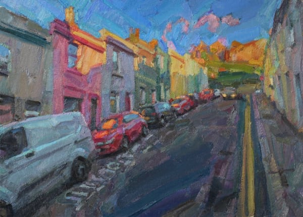 Andrew James, Autumn Sunset, Hastings