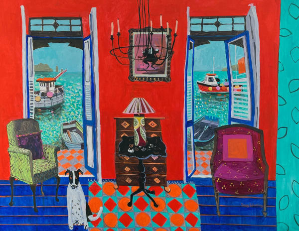 Jenny Wheatley, Looking Out from the Salon