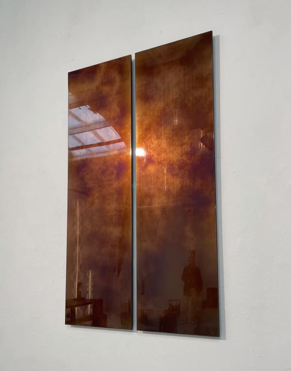 Luuk van Laarhoven, Burned Wall Panel, 2025