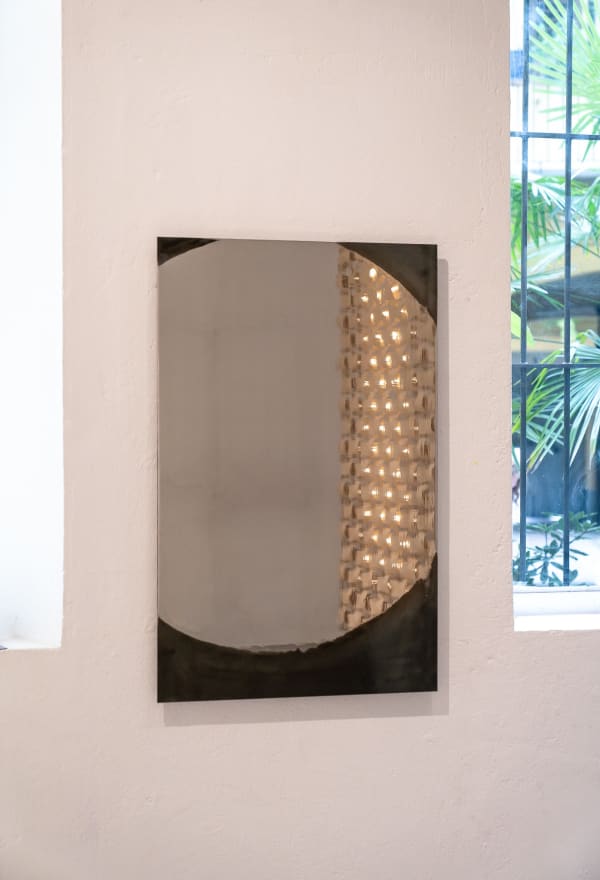 Rick Tegelaar, MILD Steel Mirror large, 2024