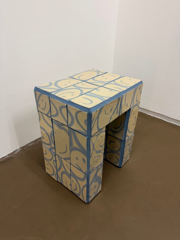 Mickey Philips, Happy Stool Blue, 2025
