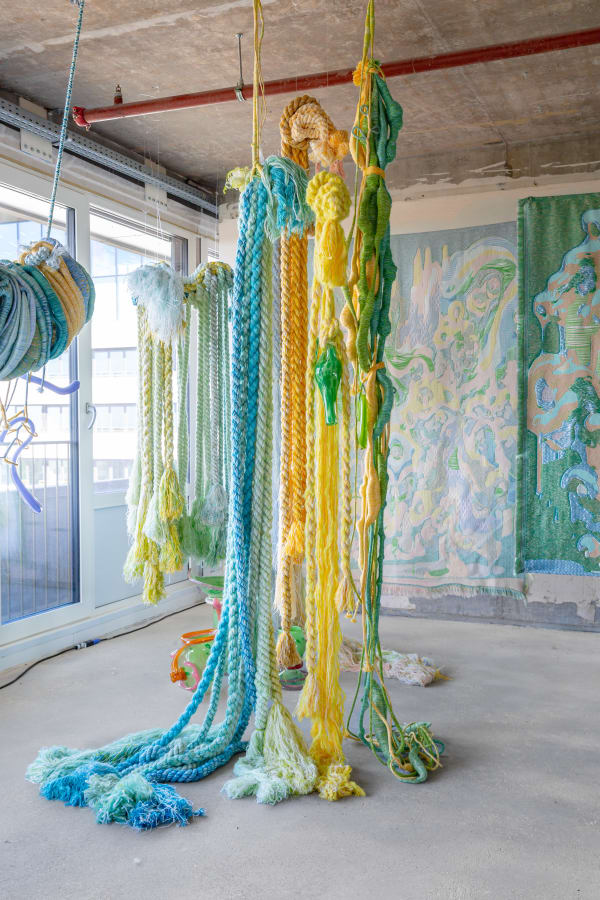 Sandra Keja-Planken, Nani Liana green yellow, 2025